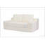 Canapé-lit confortable à assise profonde en velours côtelé, petit canapé moderne pour le salon et la chambre à coucher avec coussins et oreillers réversibles, aucun assemblage requis-2140387742
