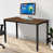 Brown Walnut Top/Black Frame