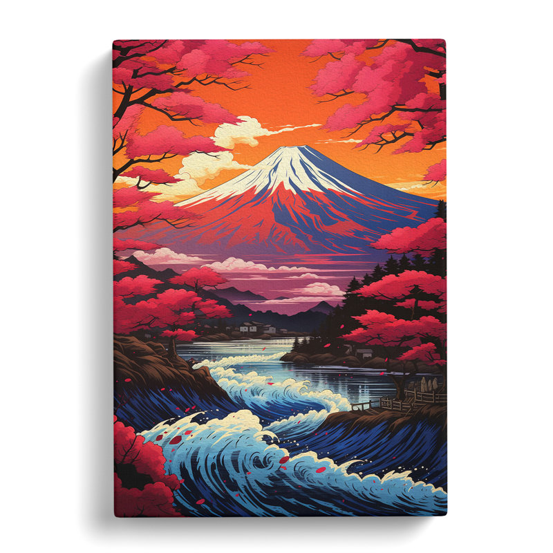 Mount Fuji - Wrapped Canvas, 60cm H x 40cm W x 3cm D