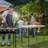 Charnika 40" W x 26" D Rectangular Folding Fish Cleaning Table with Faucet