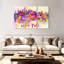 New York City, reproduction d'art sur toile abstraite-92760773