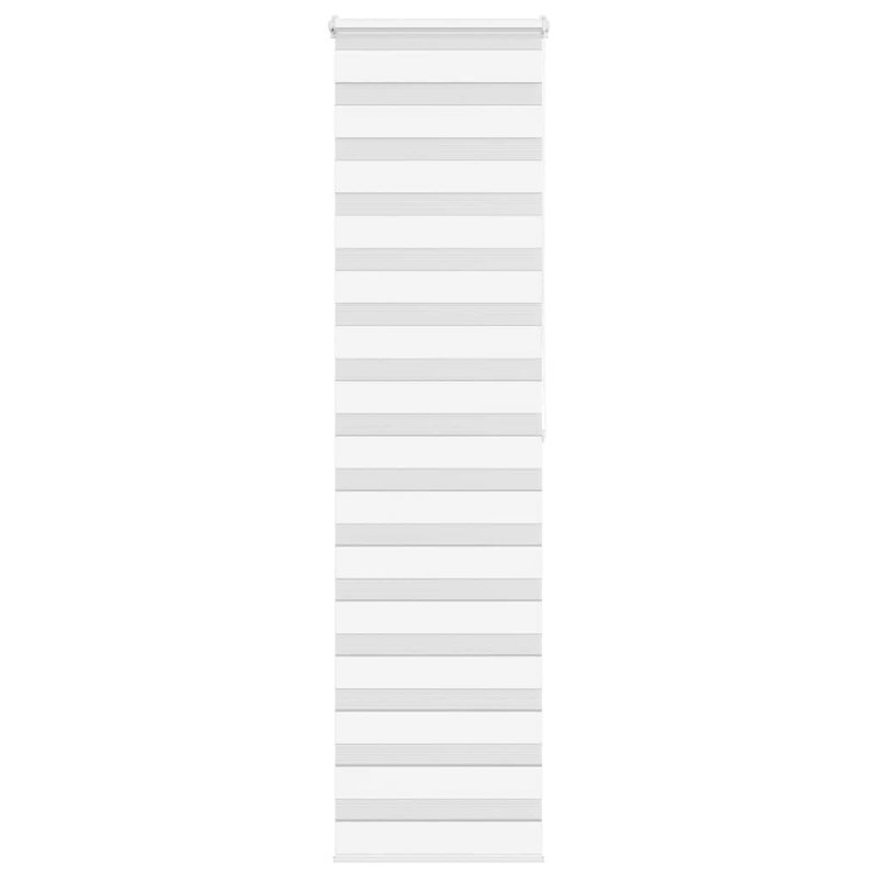 George Oliver Zebra Blind Polyester, 65cmW x 200cmL, White
