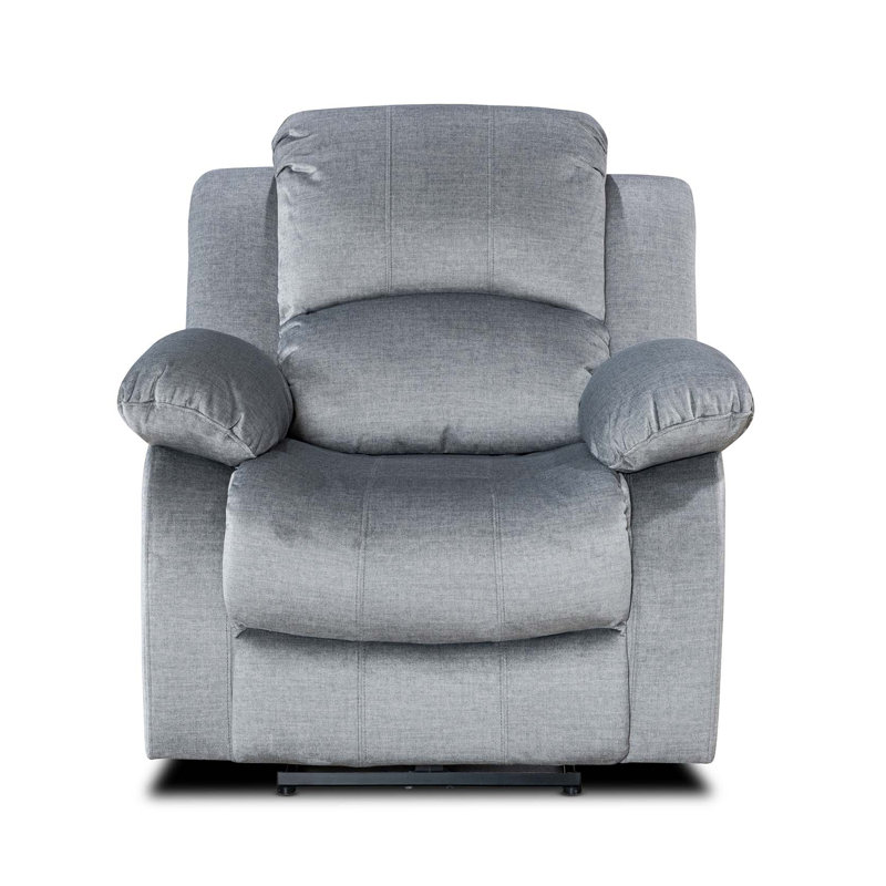 Chenille Fabric Valencia Electric Recliner Chair, Electric, Grey