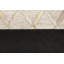 Tapis argenté en cuir 5X8