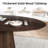 67 in. Pedestal Solid Wood Oval Dining Table Seats 6-632515346