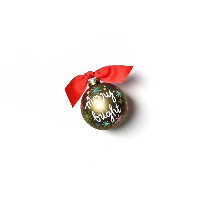 Ornement en verre Merry And Bright