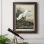 «Snowy Heron», peinture sur toile encadrée-1703906544