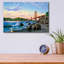 «Golden Gate Sunset, CA 2» par Eduardo Camoes, art en verre acrylique Wal-1897058072