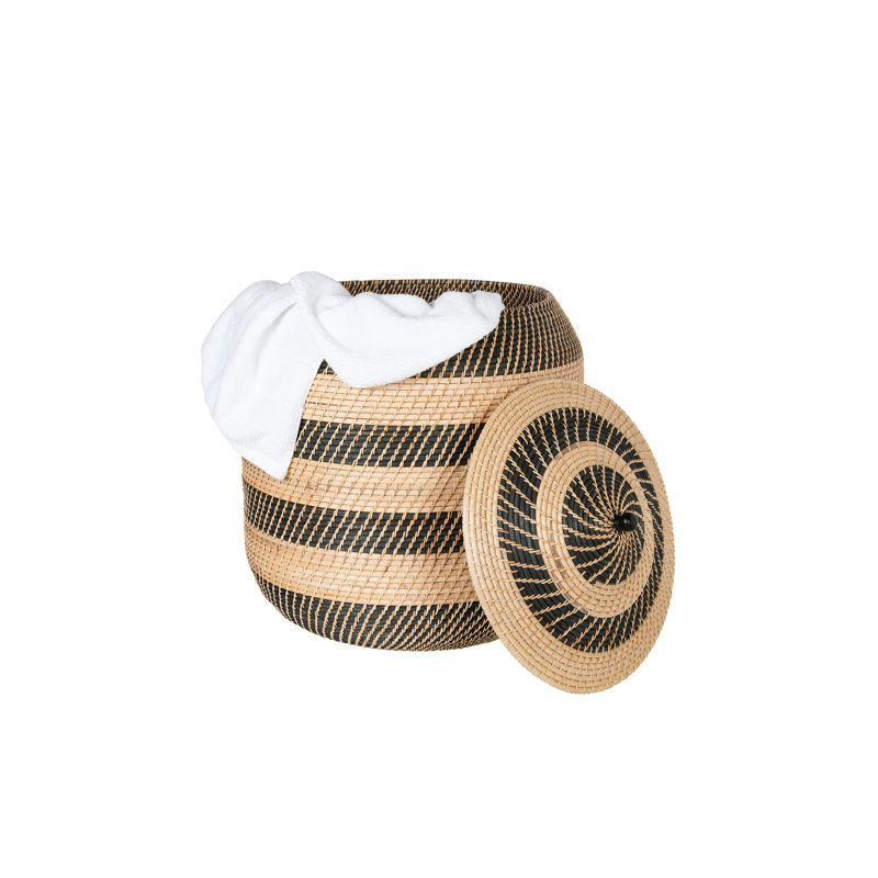 Bayou Breeze Bamboo Decorative Basket