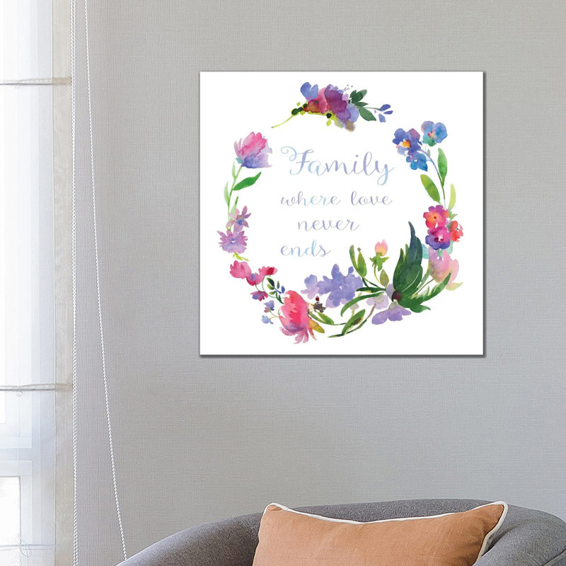 Where Love Never Ends by Theresa Heidel - Wrapped Canvas Painting, 66.04 cm H x 66.04 cm W x 3.175 cm D