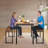 2 - Person Four Leg Dining Set-766694465-766694464