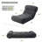 Adjustable Backrest Floor Chair 5-Way Position Recliner For Meditation Reading Or Lounging-33528866
