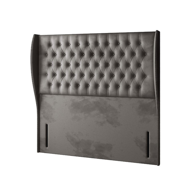 Mandalay Divan Bed Base, Charcoal, Double, 4 Drawers