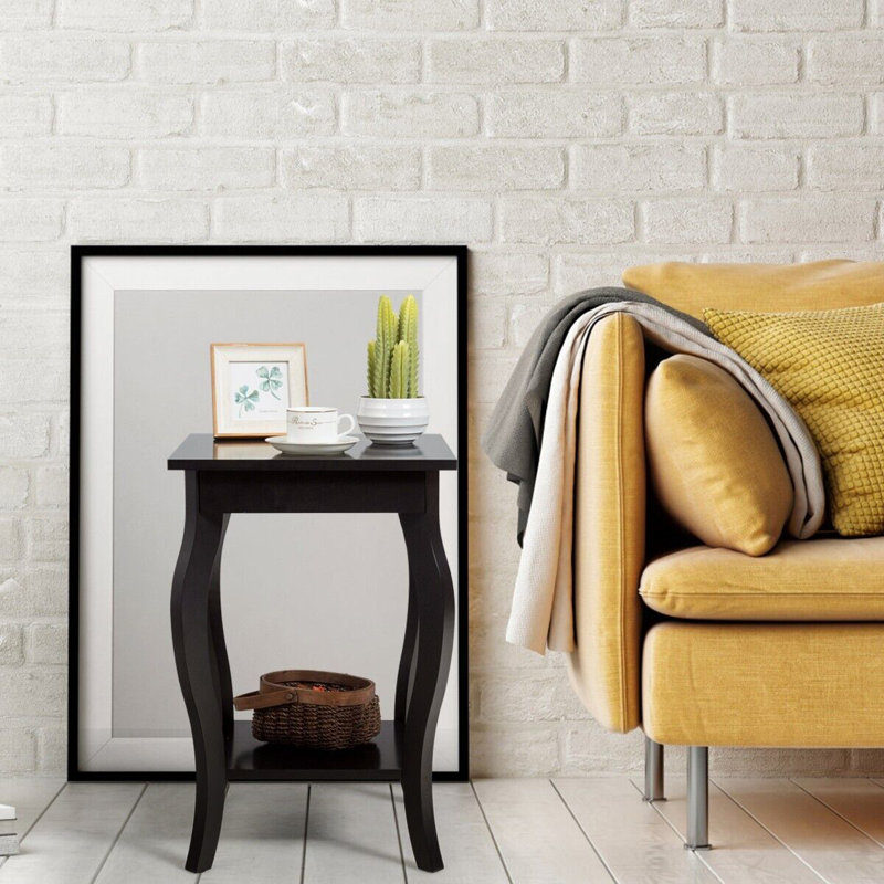 Jacquelin Side Table Set, Brown 