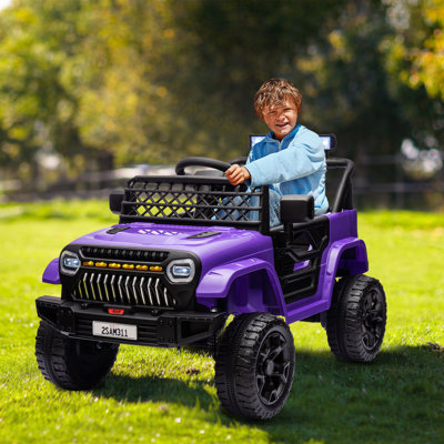 12V Kids Ride On Truck with Remote Control, Electric Battery Powered Car Toy for Toddlers