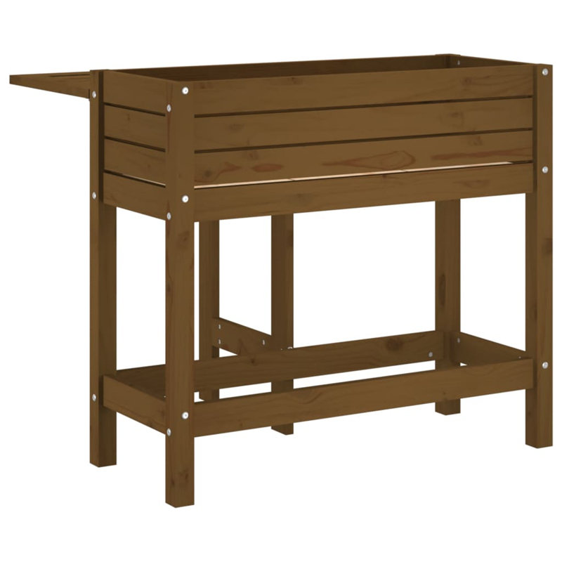 Brenika Elevated Planter, Light Brown