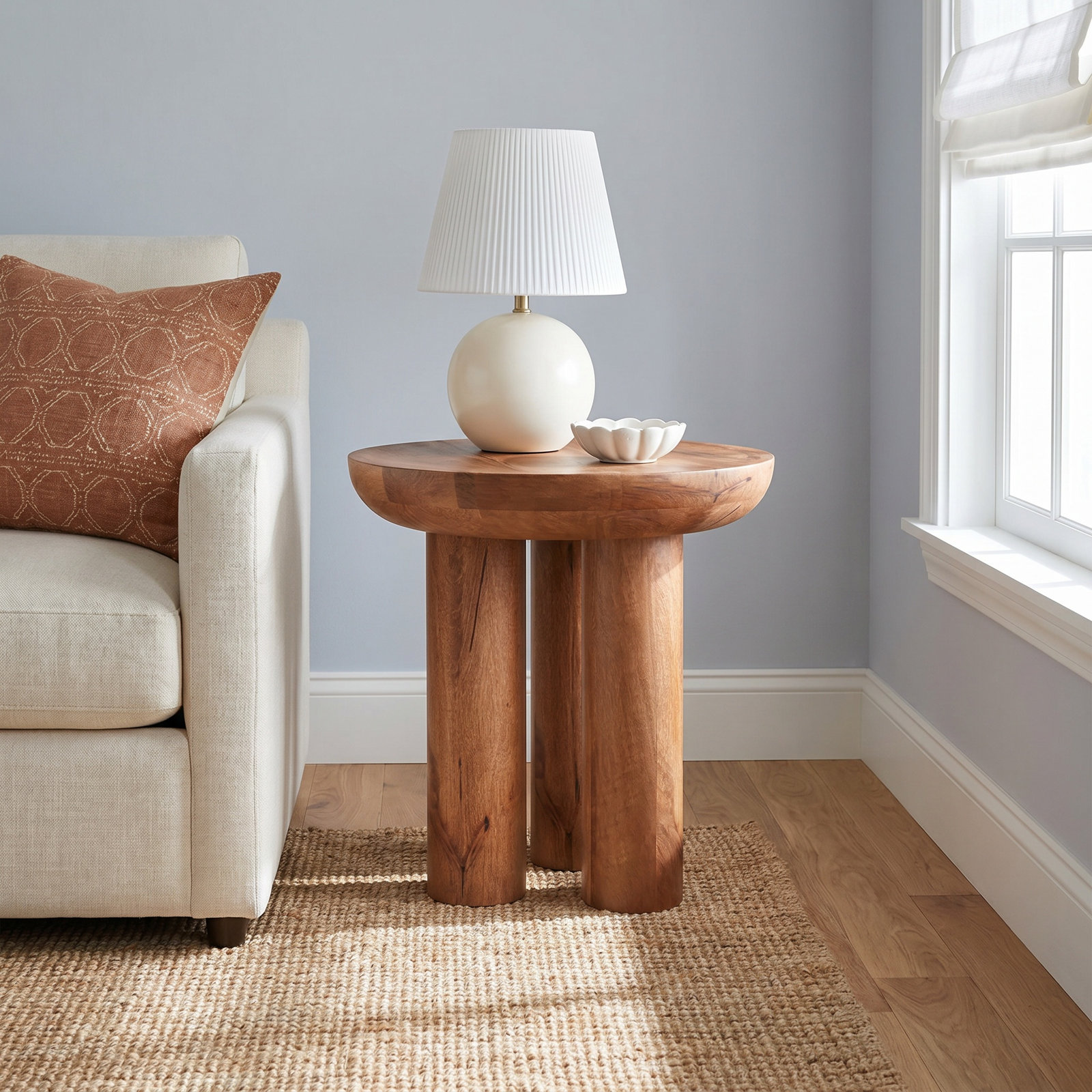 Hailie Solid Wood End Table