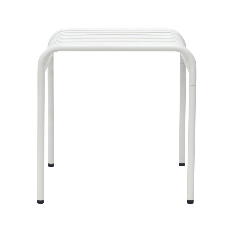 Winchester Outdoor Patio Side Table, White, White