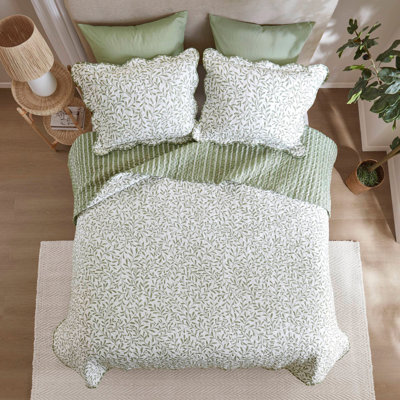 3- Piece King Print Quilt Set