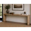 Vintage Waterfall Console Table Weathered Natural Approx.9-9.5ft Long