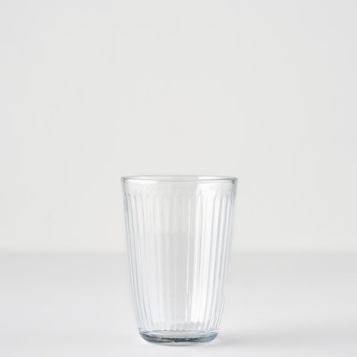 Line Ribbed Highball Glass