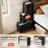 Antioch Bed Frame With Bookcase Headboard & 6 Storage Bedside Drawers, Storage Bed With Outlet & LED Light-1316629828