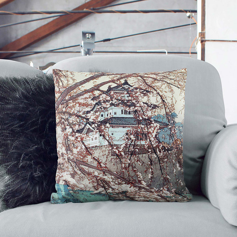 Square Throw Cushion, 40cm H x 40cm W x 15cm D