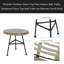 Table d'appoint en faux rotin Orlando