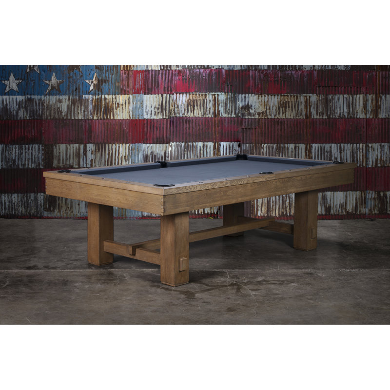 Hank 7' Slate Pool Table With Professional Installation Include, Table size 7