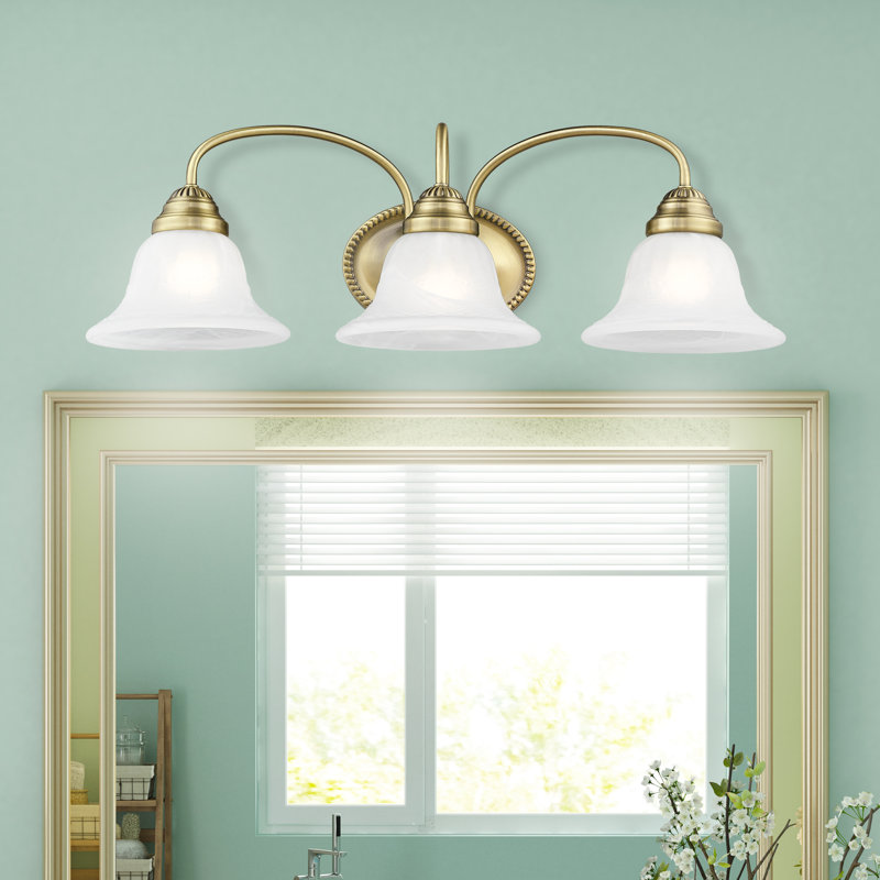 Nicolas 3 - Light Dimmable Vanity Light, Antique Brass
