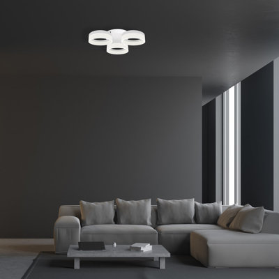 Ring Acrylic LED Flush Ceiling Light