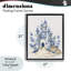 Cadre flottant Funky Toile Castle, design par lettré et doublé-371676762-371676763