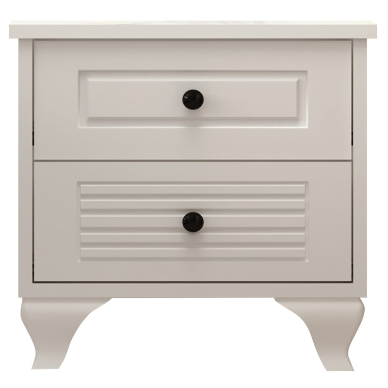 Aneela 45cm W Manufactured Wood Bedside Table