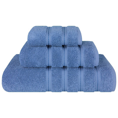 Darcelle 3-Piece 100% Cotton Bath Towel Set