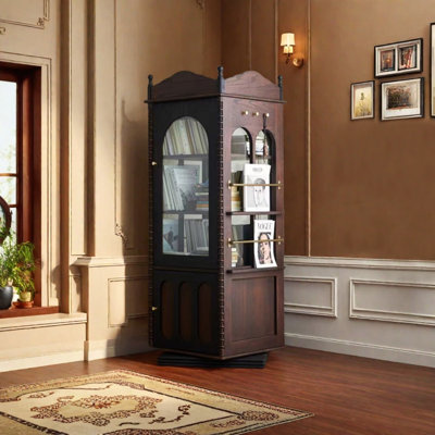 American style light luxury bookcase