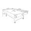 Table de billard d'intérieur trois-en-un multifonctionnelle commerciale-117290045-117290047