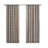 Anaheim Brown Woven Plaid Room Darkening Thermal Fleece Lined Single 50x63" Curtain Panel-1913132087-1986396207