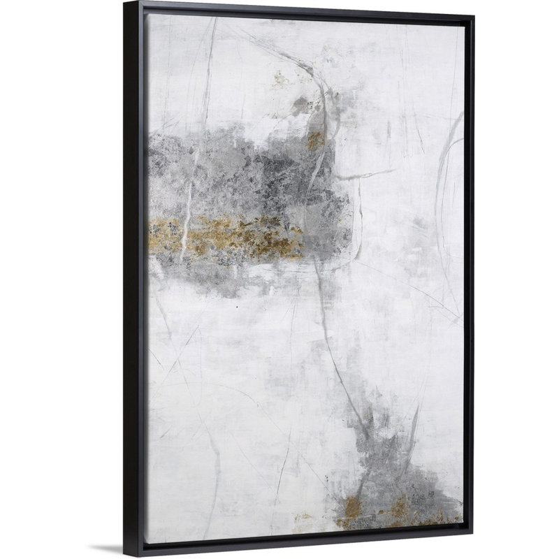 Breath of Air III - reproduction sur toile, Cadre flottant noir, H 26 po x l 18 po x P 1,75 po