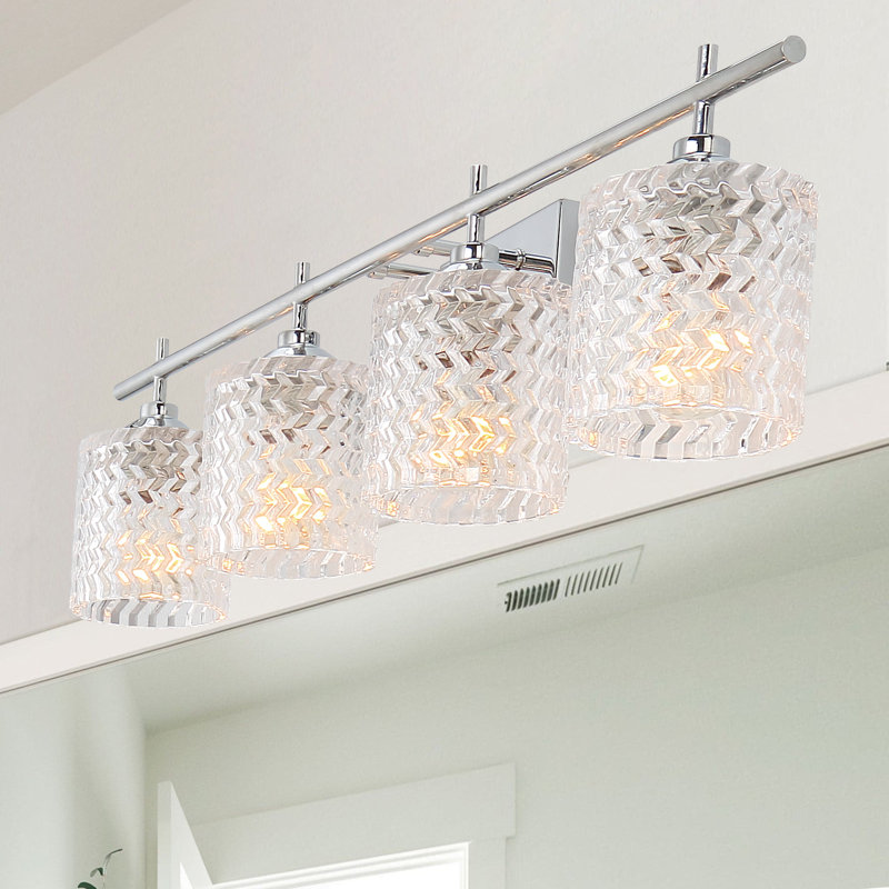 Gerberoy 4 -Light Dimmable Chrome Vanity Light, Chrome