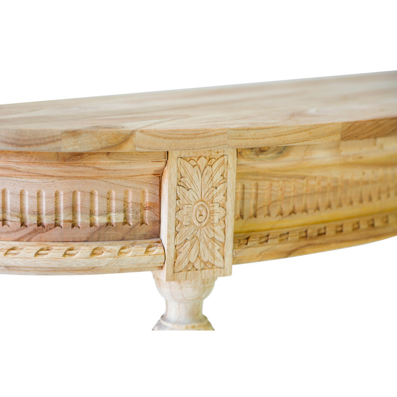Camille 40.5'' W Solid Wood Console Table