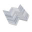 12" x 12" Natural Stone Marble Look Subway Wall & Floor Tile