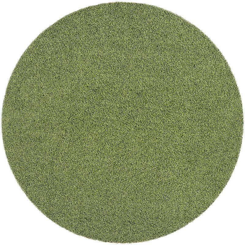 Avett Solid Colour Area Rug, Round 133cm