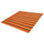 Tapisserie naturelle orange Kilim 9 pi 10 po x 9 pi 5 po