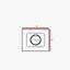 Foyer en métal thermolaqué de 30 pouces avec surface en verre fumé-908549663