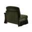 Canapé en chenille LSF avec 1 coussin - Vert-1013083189