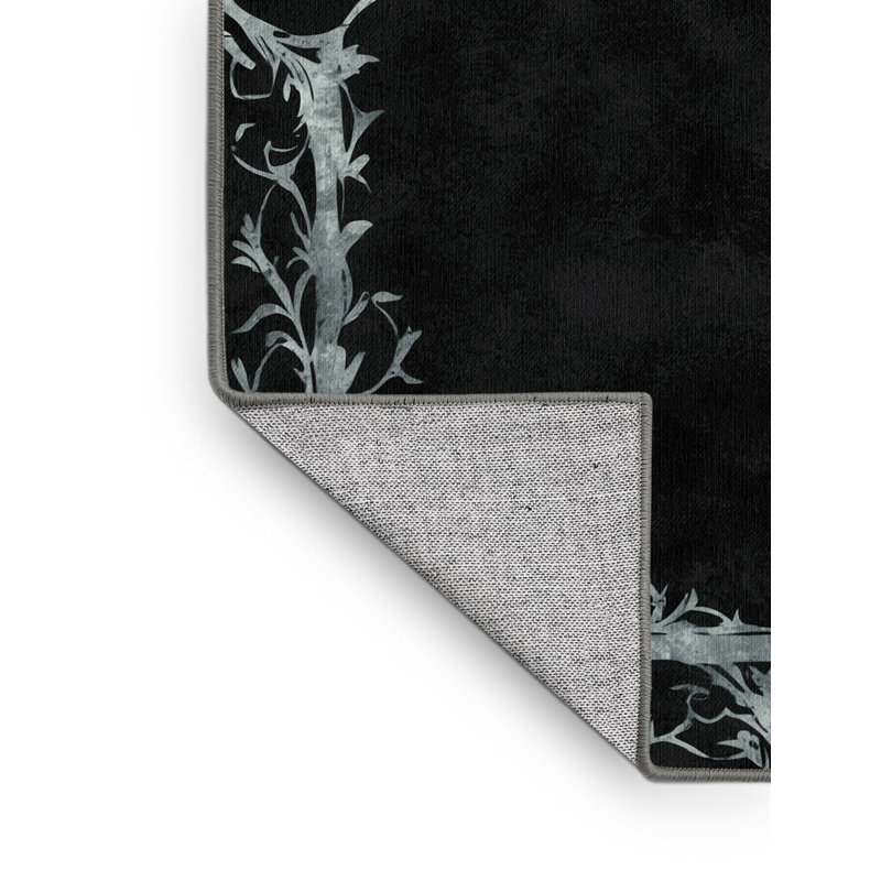 Nebula Vine Rug, Square 4'