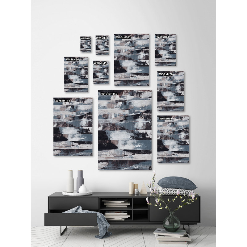 Obstacle 1 Piece Wrapped Canvas Painting, 152cm H x 101cm W x 3.81cm D