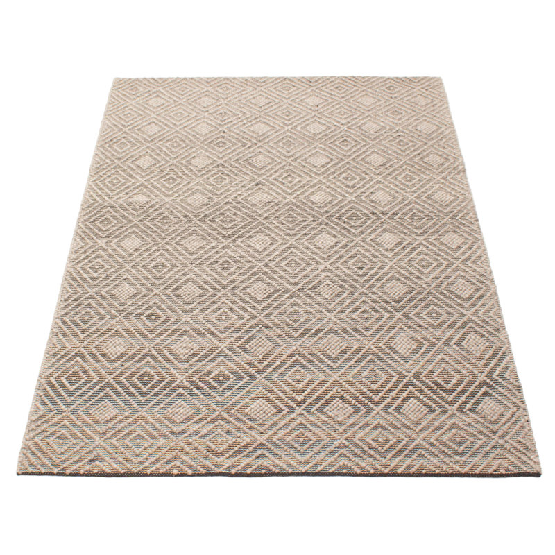 Tapis taupe unique 5 pi 4 po x 8 pi 1 po Sienna