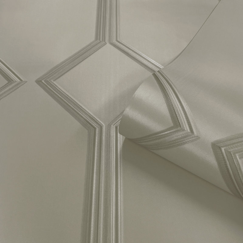 Arav 1m x 0.5m Textured Metallic Non-Pasted Roll, Beige