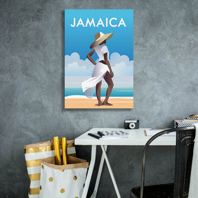 Epic Graffiti 'Jamaica' by Omar Escalante Canvas Wall Art